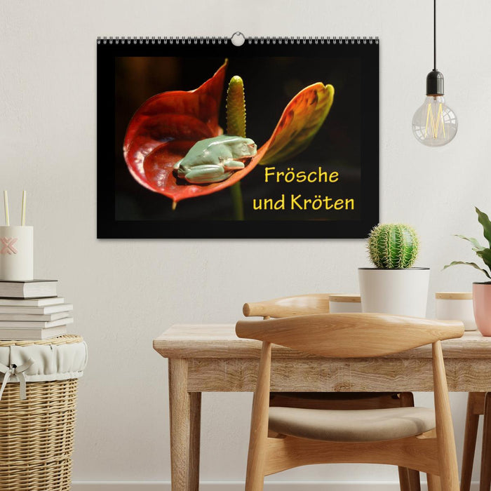 Frösche und Kröten (CALVENDO Wandkalender 2026)