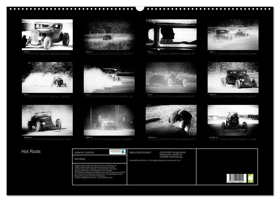 Hot Rods (CALVENDO Wandkalender 2026)