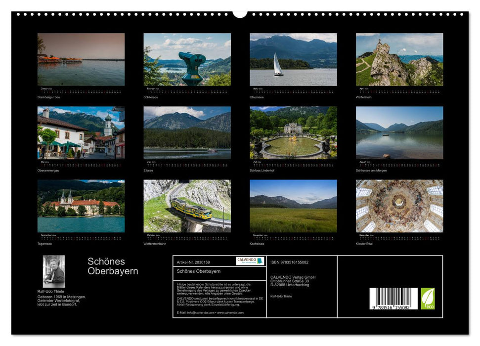 Schönes Oberbayern (CALVENDO Premium Wandkalender 2026)