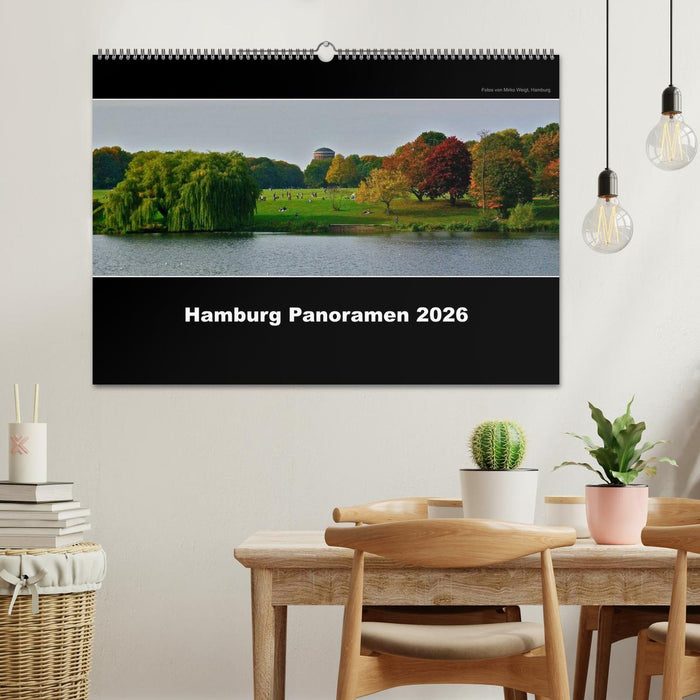 Hamburg Panoramen 2026 (CALVENDO Wandkalender 2026)