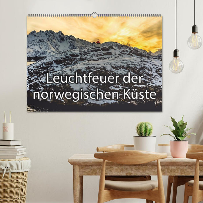 Leuchtfeuer der norwegischen Küste (CALVENDO Wandkalender 2026)
