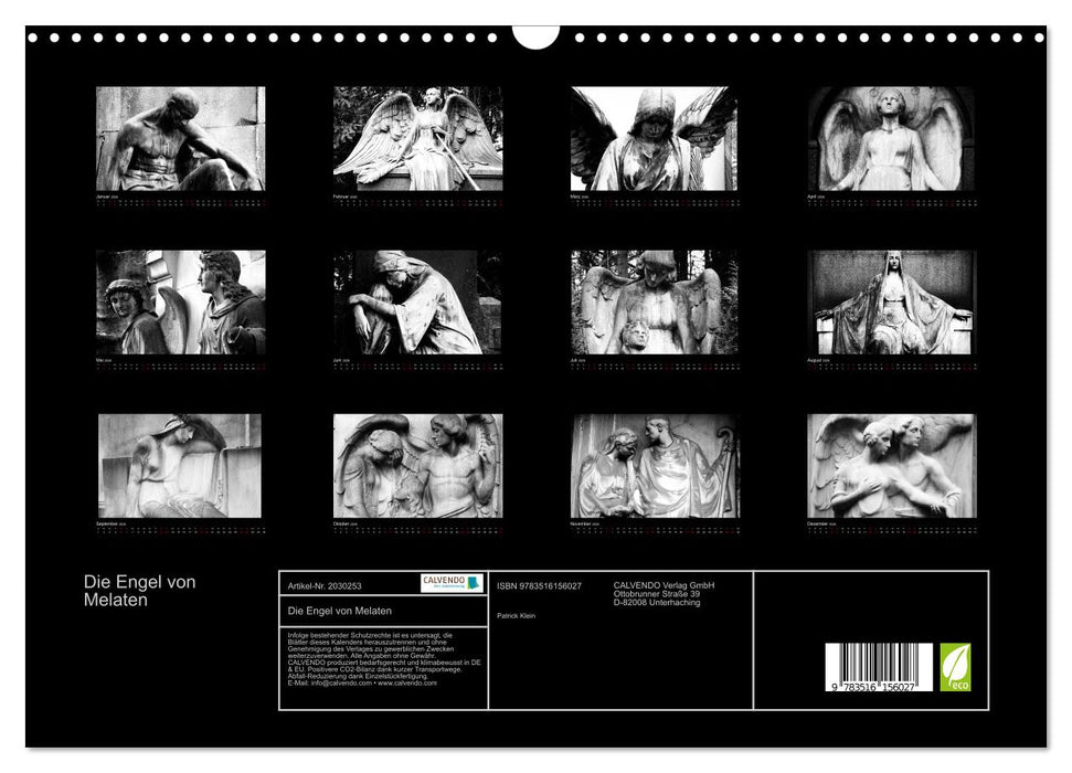 Die Engel von Melaten (CALVENDO Wandkalender 2026)