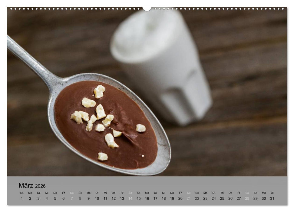 Süßkram - Leckereien aus der Küche (CALVENDO Premium Wandkalender 2026)