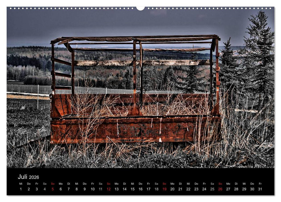 schwarz/weiß trifft farbe (CALVENDO Premium Wandkalender 2026)