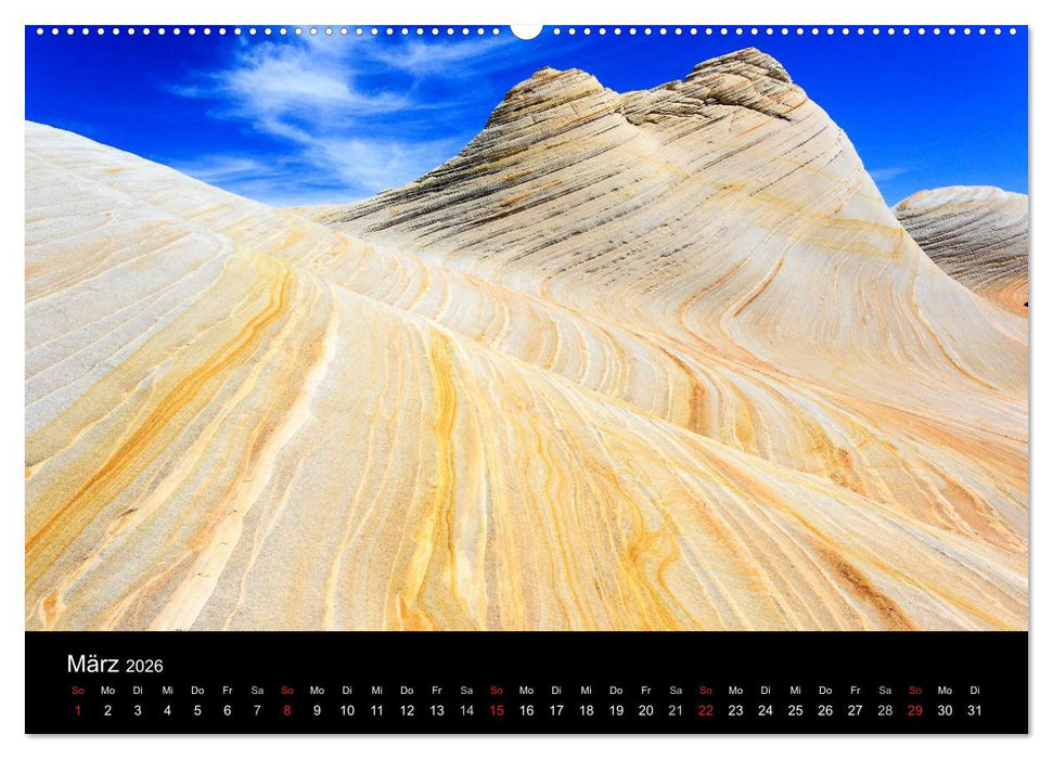 Sand und Stein 2026 (CALVENDO Premium Wandkalender 2026)