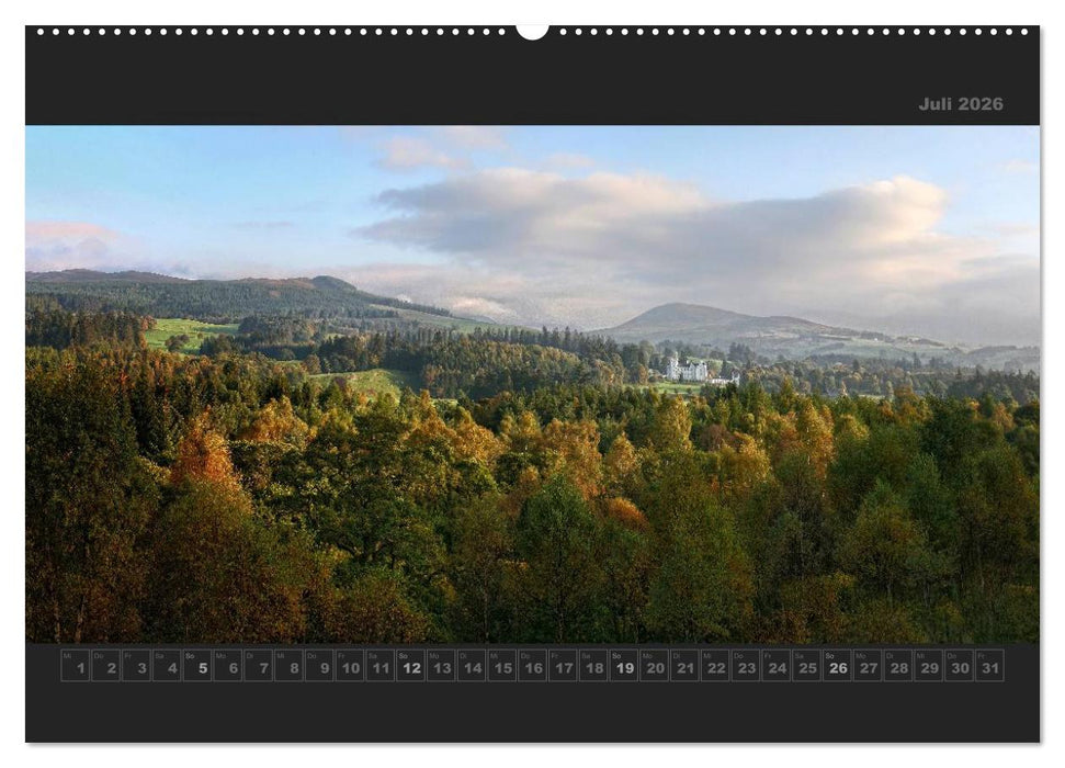 Schottische Panoramas (CALVENDO Premium Wandkalender 2026)