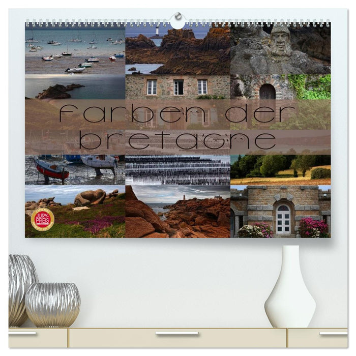 Farben der Bretagne (CALVENDO Premium Wandkalender 2026)