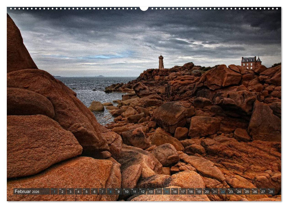 Farben der Bretagne (CALVENDO Premium Wandkalender 2026)