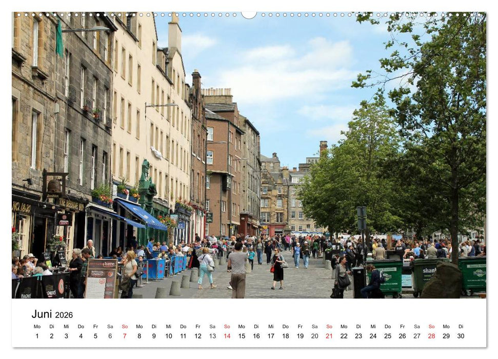 Schottlands Hauptstadt Edinburgh (CALVENDO Wandkalender 2026)