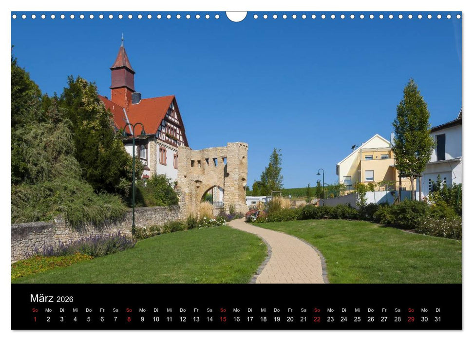 Ingelheim - Stadt des Rotweins und der Kaiserpfalz - Teil I (CALVENDO Wandkalender 2026)