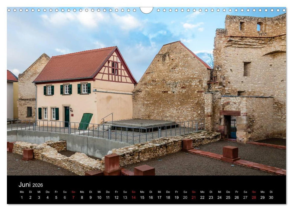 Ingelheim - Stadt des Rotweins und der Kaiserpfalz - Teil I (CALVENDO Wandkalender 2026)