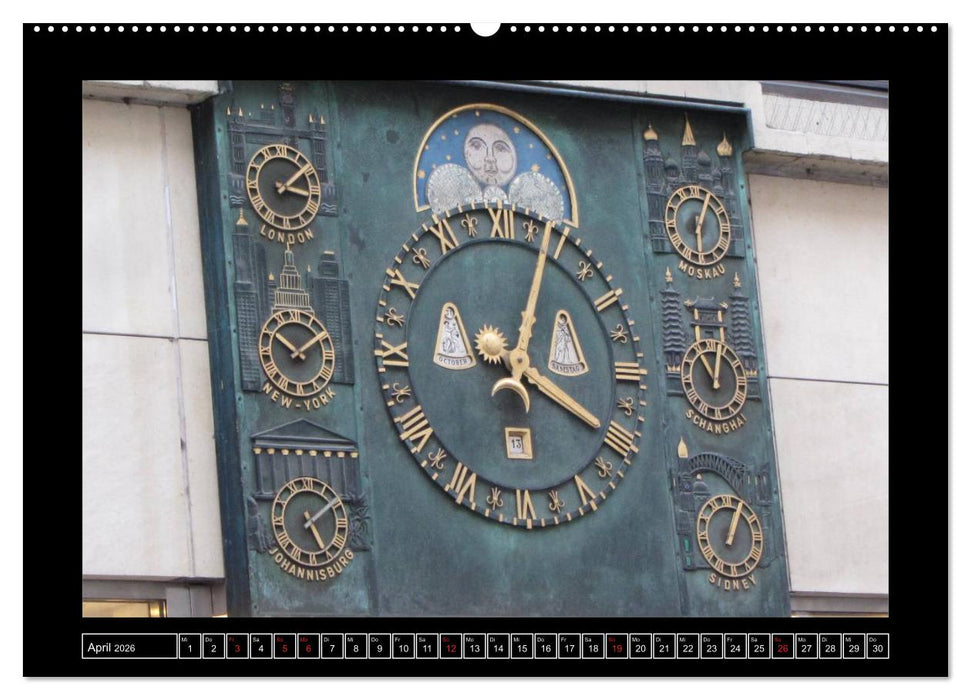 Zeit-Anzeige (CALVENDO Premium Wandkalender 2026)