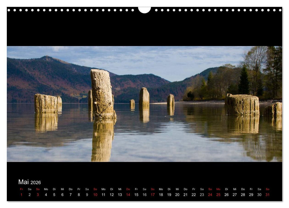 Alpenrand zwischen Isar und Lech (CALVENDO Wandkalender 2026)