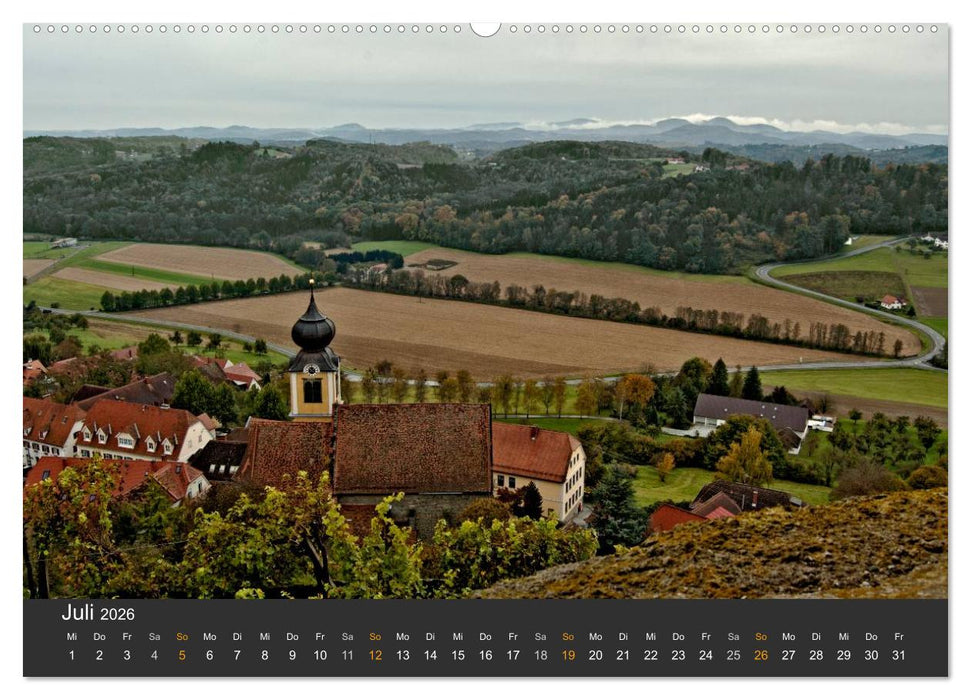 Die Südsteirischen Weinstrasse (CALVENDO Premium Wandkalender 2026)