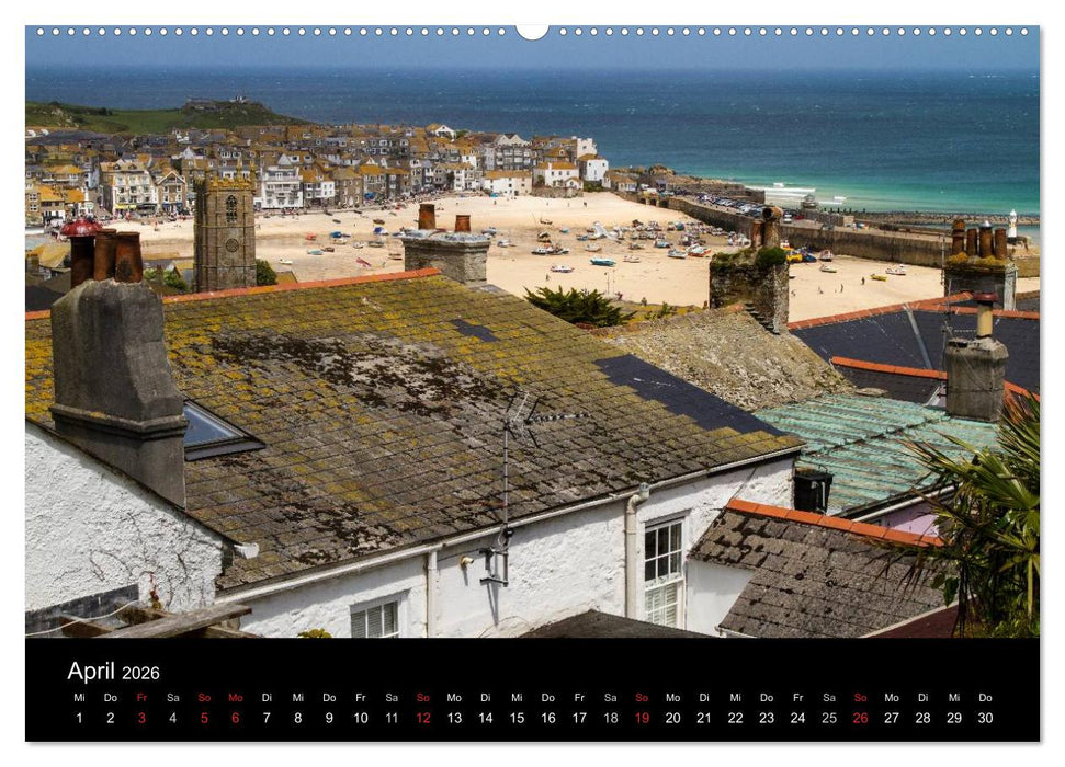 Englands Küsten 2026 (CALVENDO Premium Wandkalender 2026)