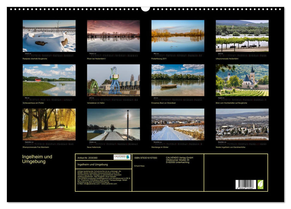 Ingelheim und Umgebung (CALVENDO Wandkalender 2026)