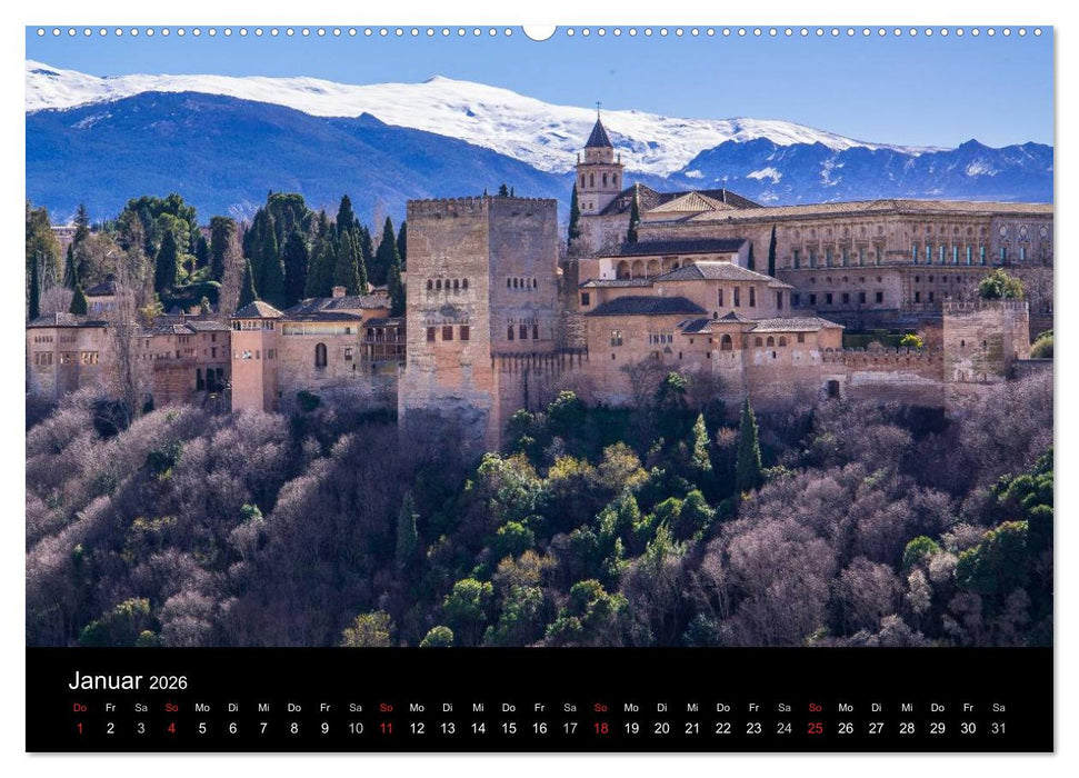Andalusien (CALVENDO Wandkalender 2026)