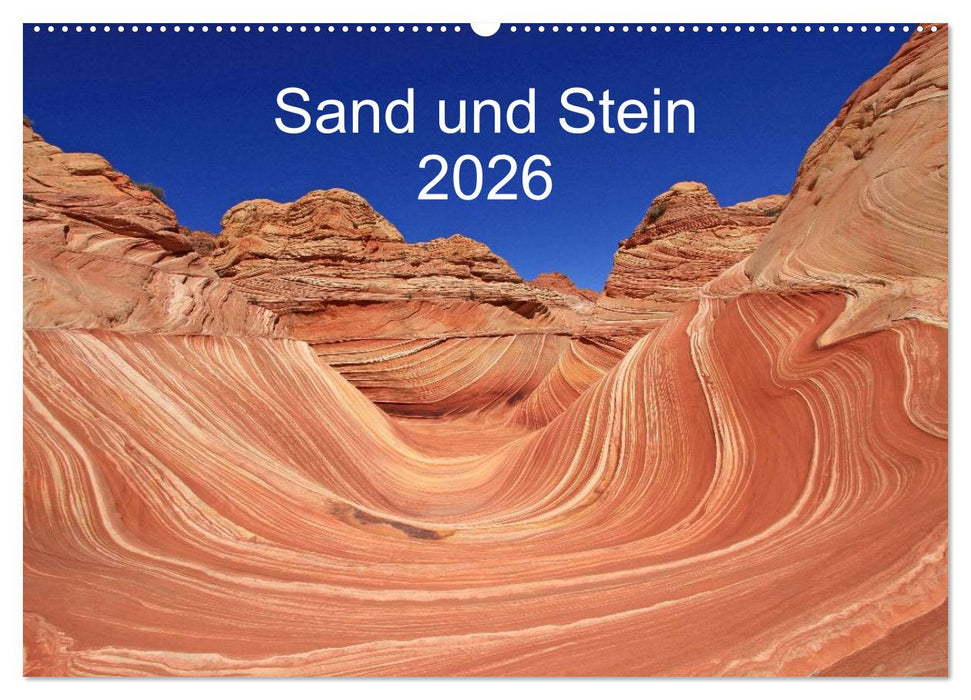 Sand und Stein 2026 (CALVENDO Wandkalender 2026)