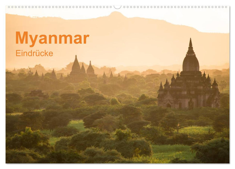 Myanmar - Eindrücke (CALVENDO Wandkalender 2026)