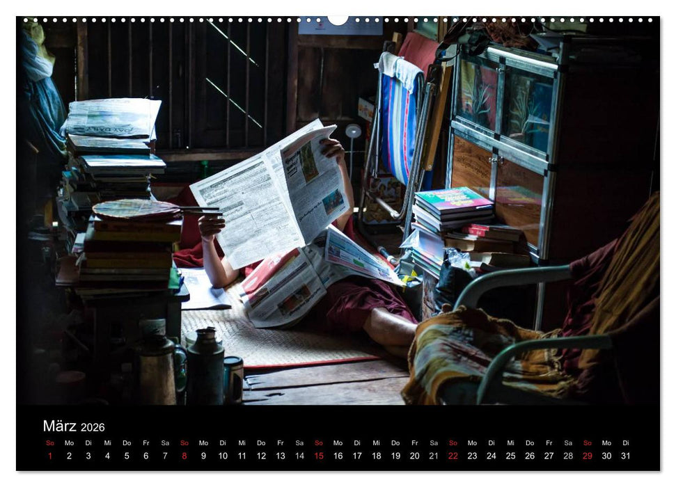 Myanmar - Eindrücke (CALVENDO Wandkalender 2026)