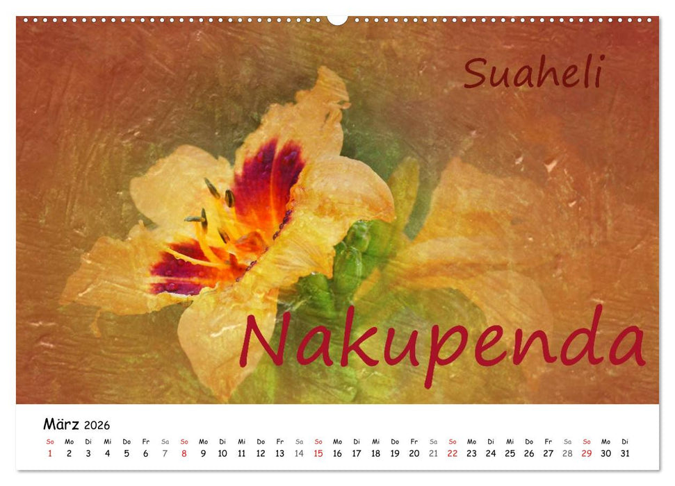 Ich liebe Dich (CALVENDO Premium Wandkalender 2026)