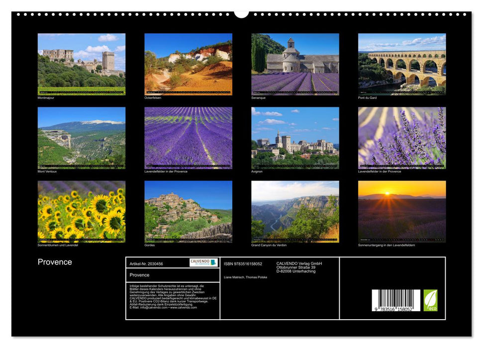 Provence (CALVENDO Premium Wandkalender 2026)