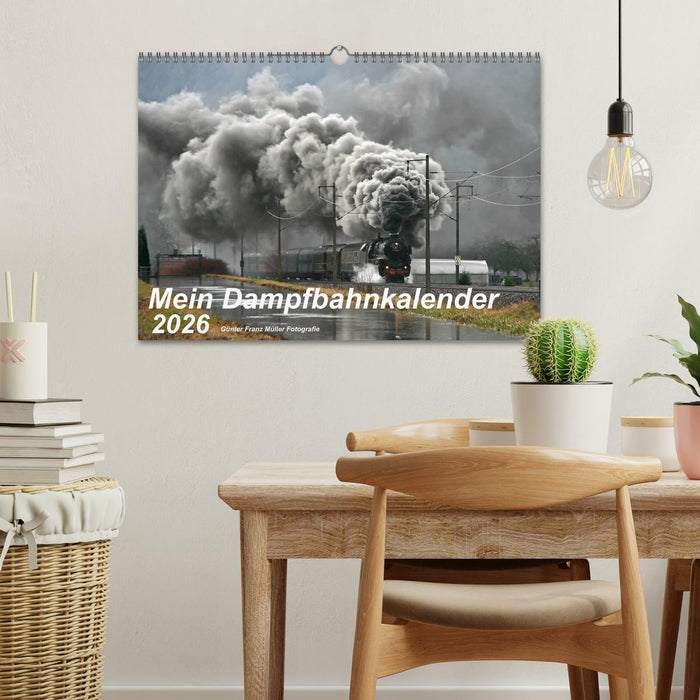 Mein Dampfbahnkalender 2026 (CALVENDO Wandkalender 2026)