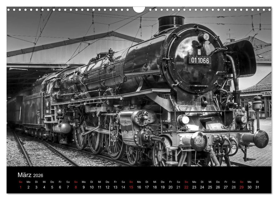 Mein Dampfbahnkalender 2026 (CALVENDO Wandkalender 2026)