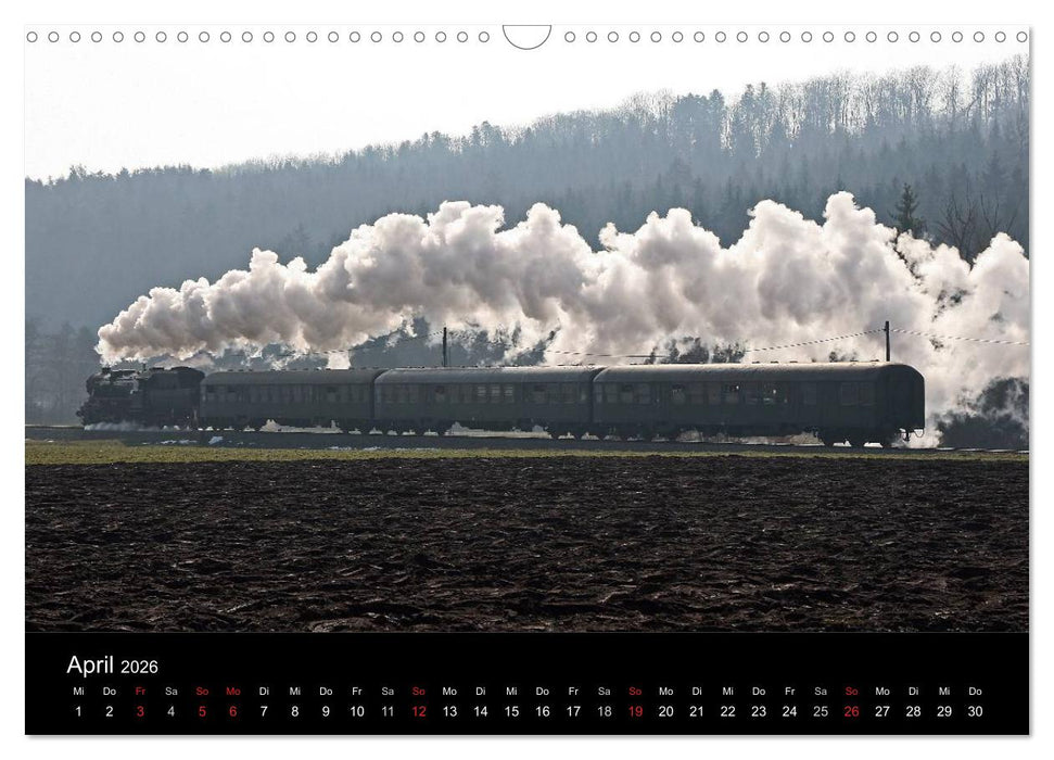 Mein Dampfbahnkalender 2026 (CALVENDO Wandkalender 2026)