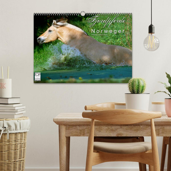 Fjordpferde - Norweger (CALVENDO Wandkalender 2026)