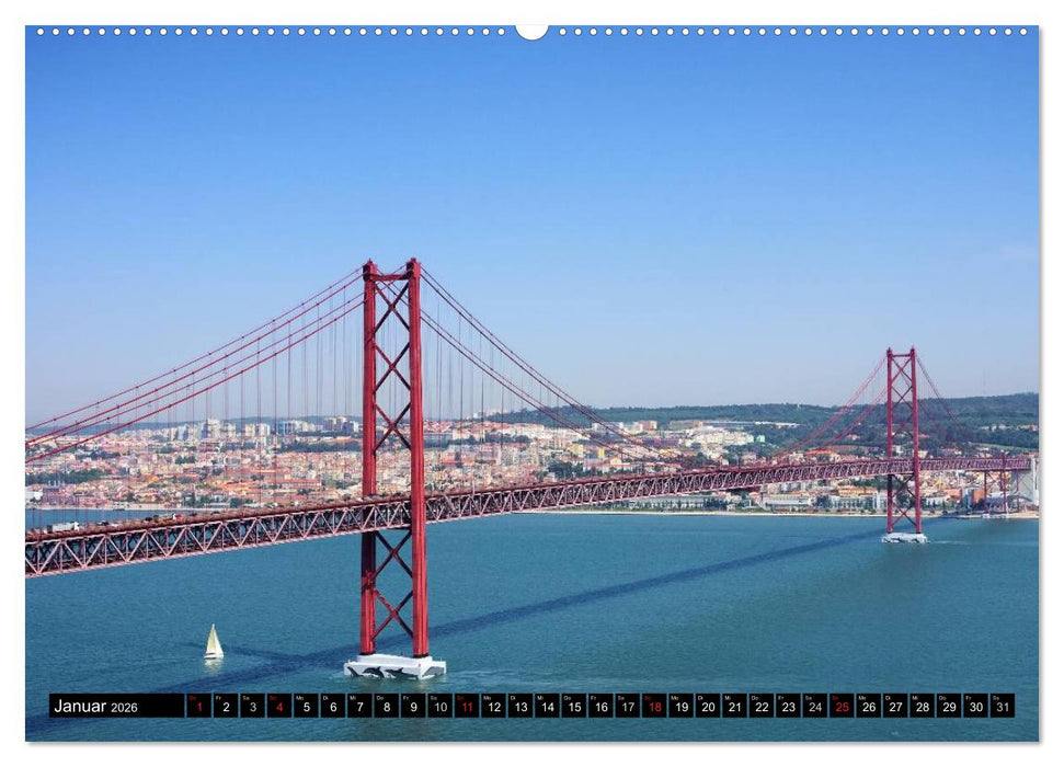Portugal (CALVENDO Premium Wandkalender 2026)