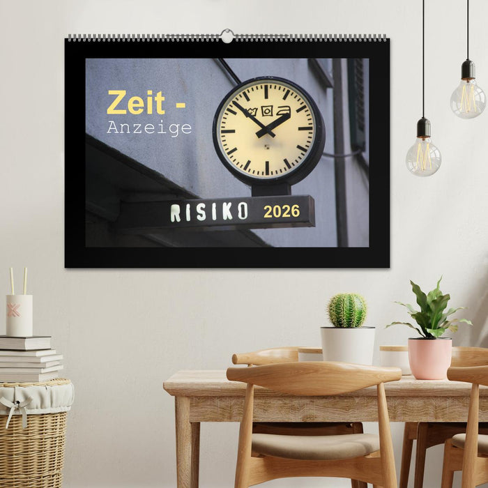 Zeit-Anzeige (CALVENDO Wandkalender 2026)