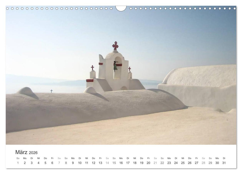 Hellas - ein Meer der Farben (CALVENDO Wandkalender 2026)