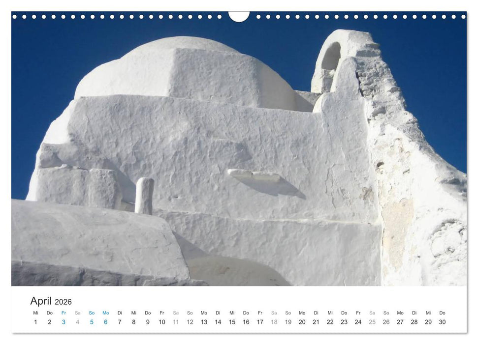 Hellas - ein Meer der Farben (CALVENDO Wandkalender 2026)