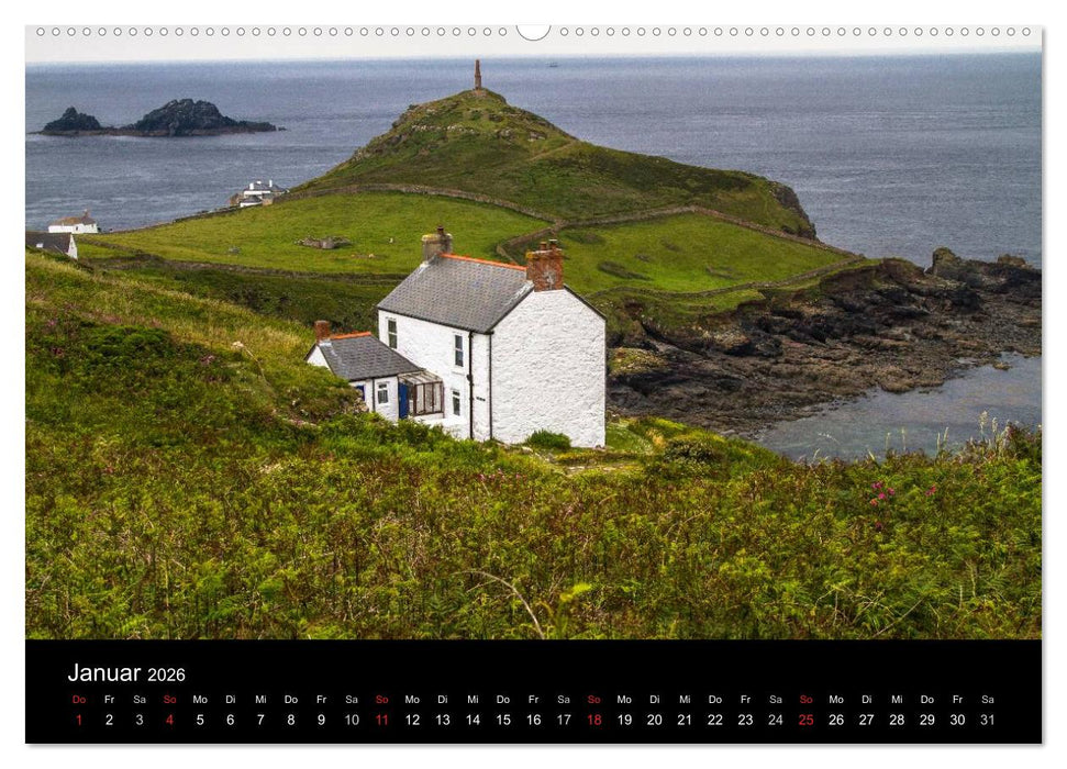 Englands Küsten 2026 (CALVENDO Wandkalender 2026)