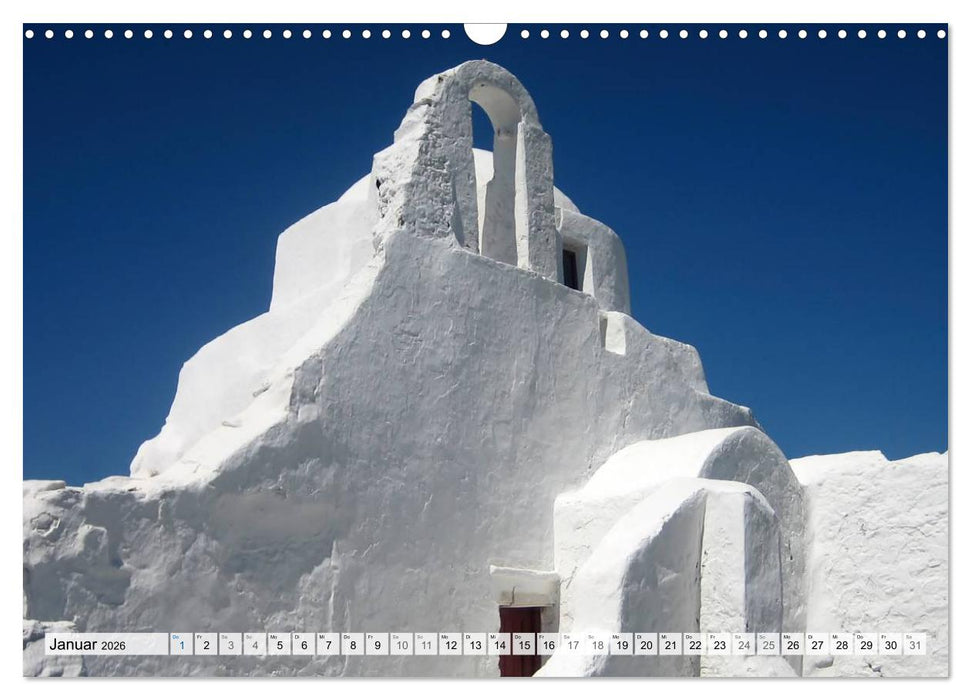 Griechenland - Das Licht der Ägäis (CALVENDO Wandkalender 2026)