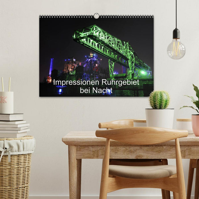 Impressionen Ruhrgebiet bei Nacht (CALVENDO Wandkalender 2026)
