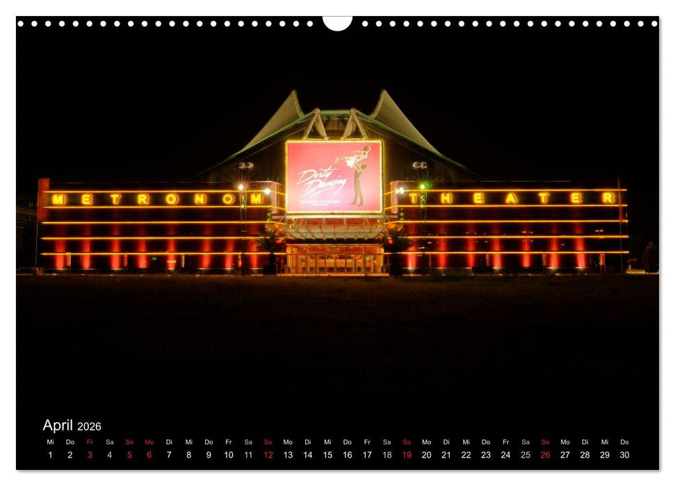 Impressionen Ruhrgebiet bei Nacht (CALVENDO Wandkalender 2026)