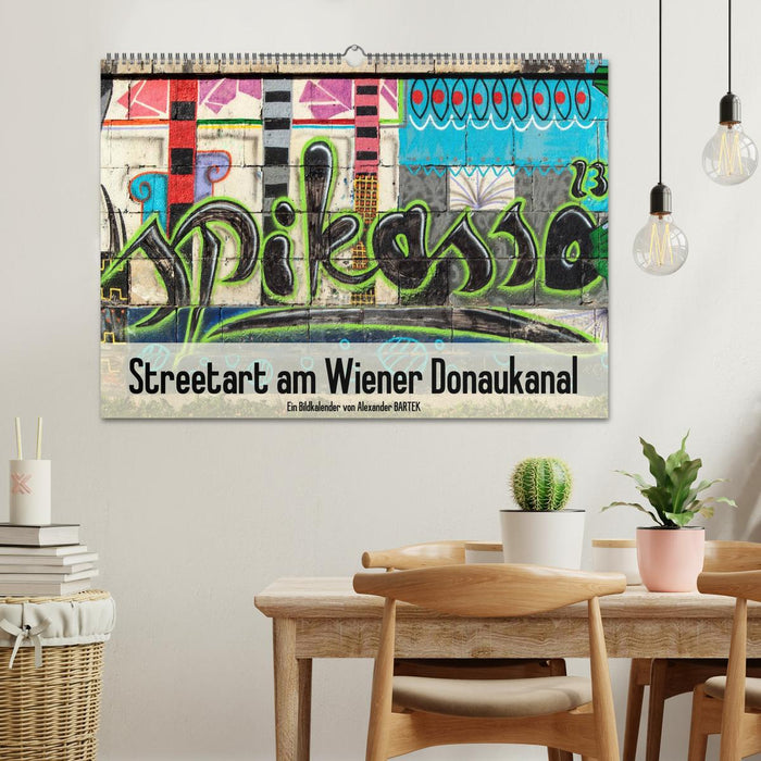 Streetart am Wiener Donaukanal (CALVENDO Wandkalender 2026)