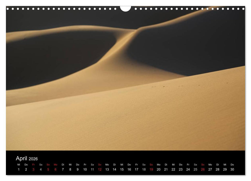 Sinfonie der Wüste (CALVENDO Wandkalender 2026)