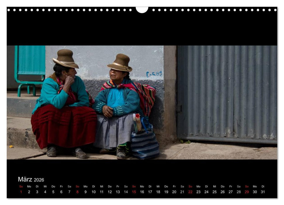 Peru & Bolivien - Land der Inka (CALVENDO Wandkalender 2026)