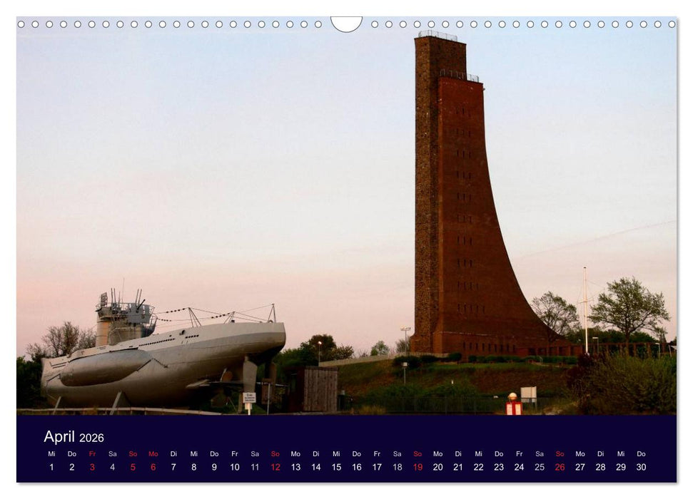 Rund um die Kieler Förde (CALVENDO Wandkalender 2026)