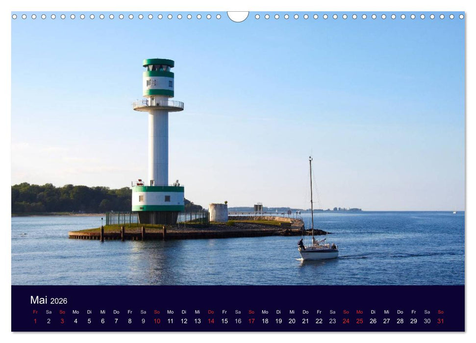 Rund um die Kieler Förde (CALVENDO Wandkalender 2026)