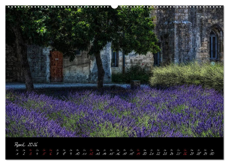 Provence romantique (CALVENDO Premium Wandkalender 2026)