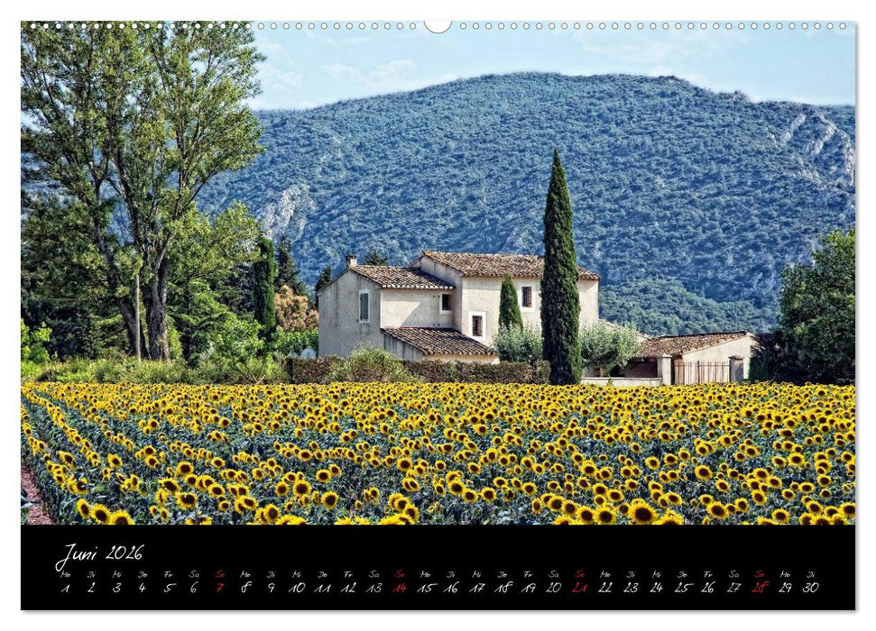 Provence romantique (CALVENDO Premium Wandkalender 2026)