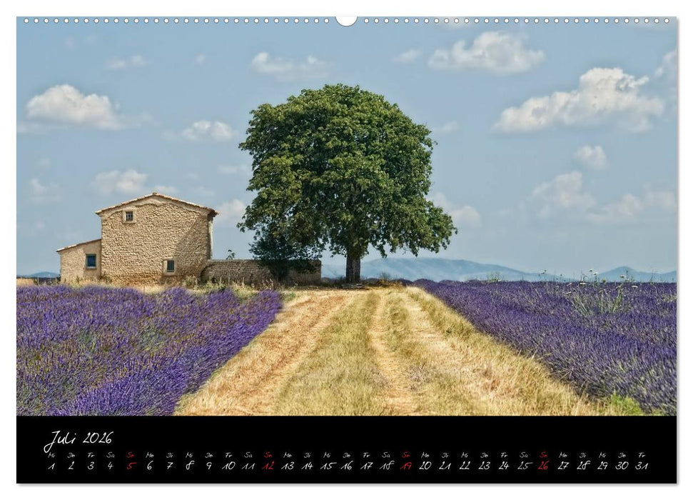 Provence romantique (CALVENDO Premium Wandkalender 2026)
