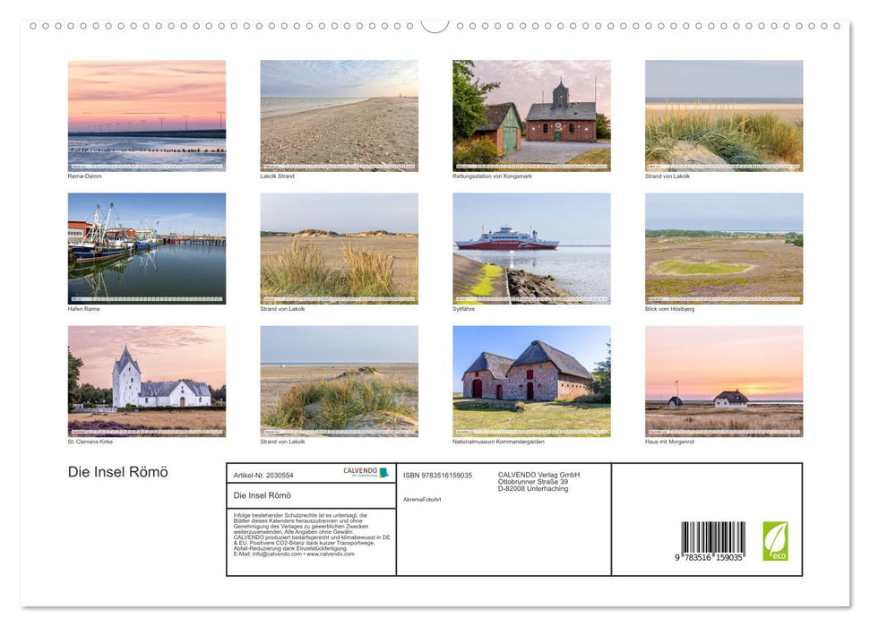Die Insel Römö (CALVENDO Premium Wandkalender 2026)