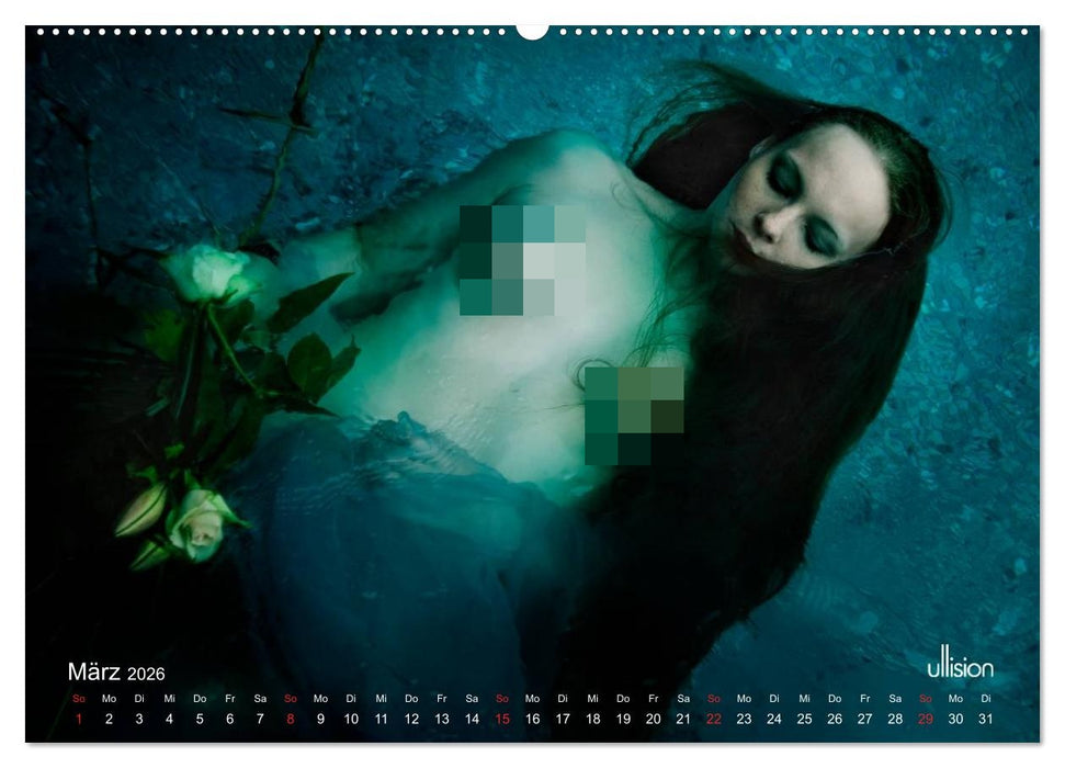 OPHELIA, sinnlich - mystisch - sehnsuchtsvoll (CALVENDO Wandkalender 2026)