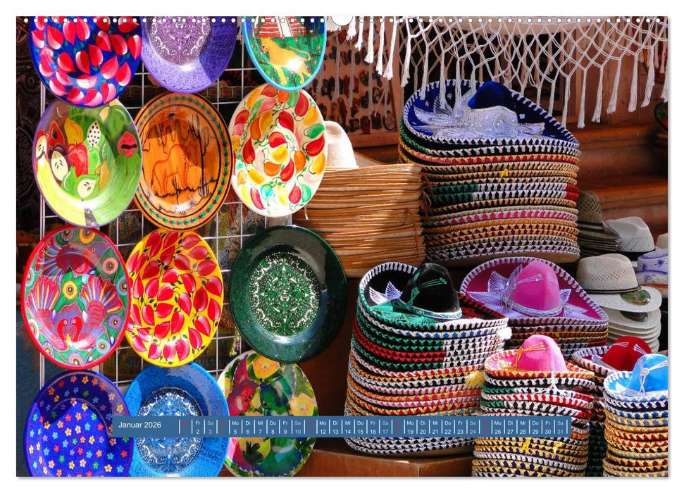 Mexiko - Land der Farben (CALVENDO Premium Wandkalender 2026)