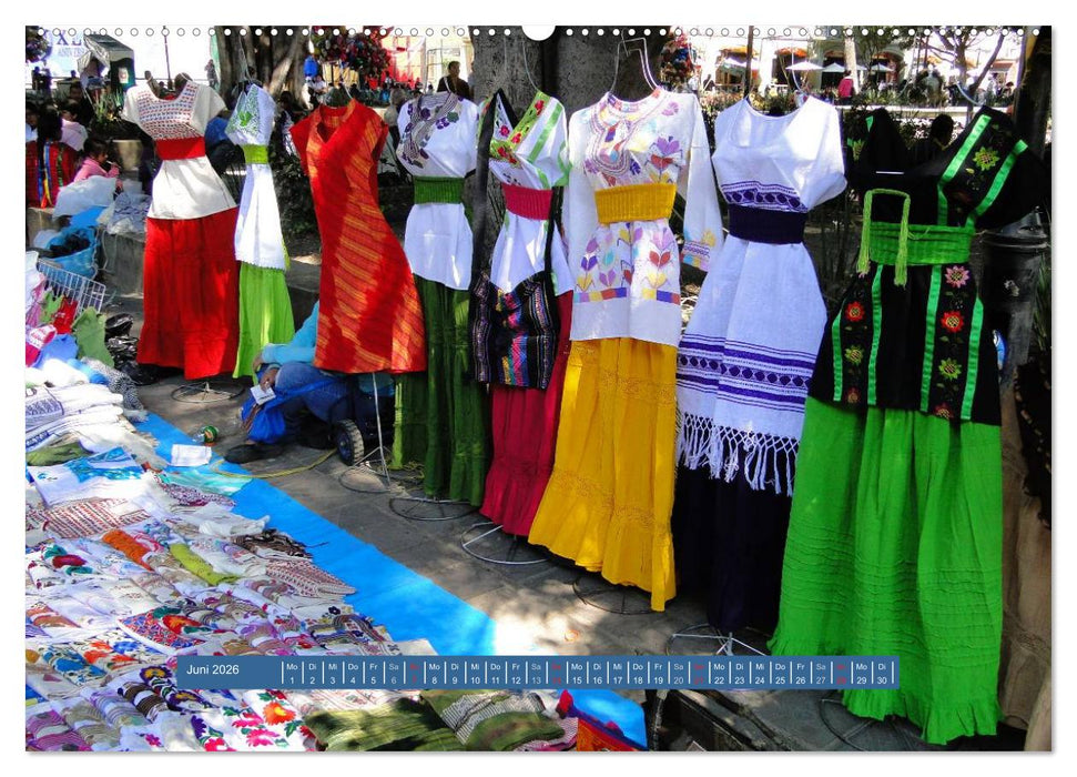 Mexiko - Land der Farben (CALVENDO Premium Wandkalender 2026)